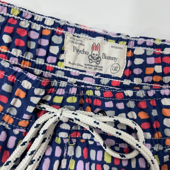 Psycho Bunny Swim Trunks Men's Size XL Mesh Lined - Picture 2 of 8